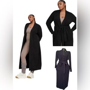 UGG Lenny Long Robe II Black, size women M
